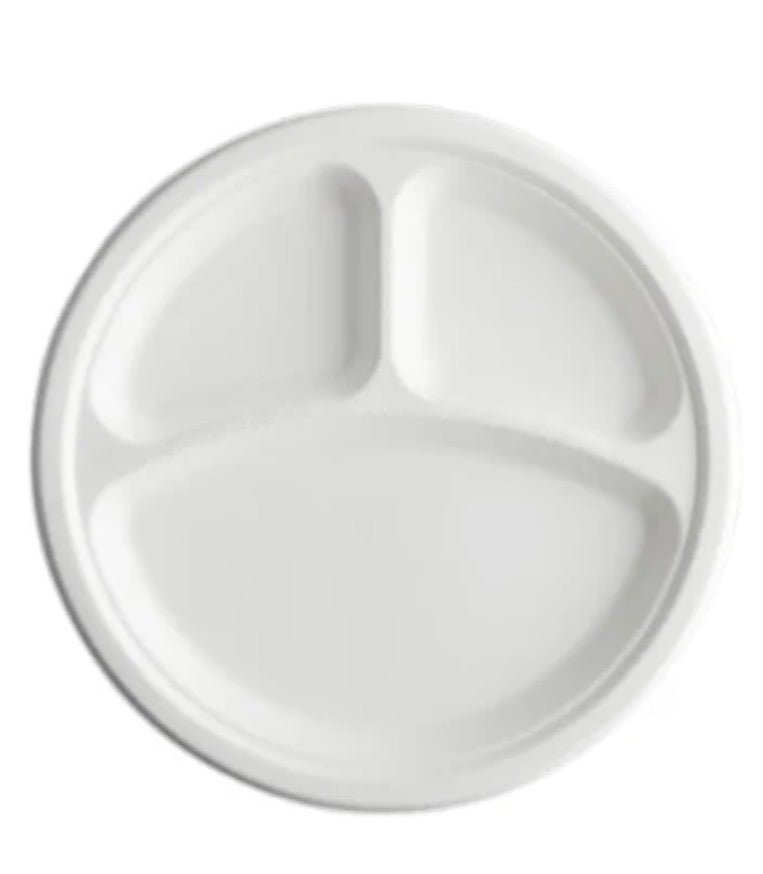 Foam Pak FP 390 9 Dinner Plate 3 Comp 500Count