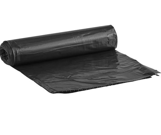 Black Trash Can Liner 60 Gallon 38X58 1.5 Mil