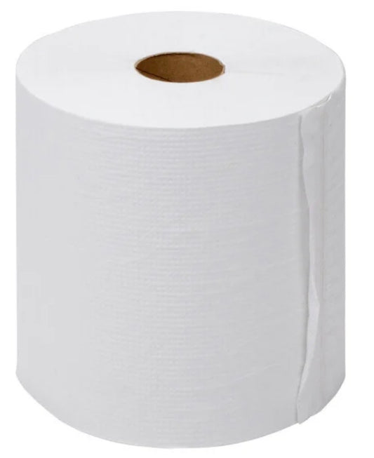 White Paper Towel Hardwound - 6 Roll