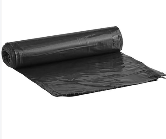 Black Trash Can Liner 60 Gallon 38X58 2Mil