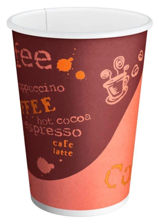12 oz Print Hot Paper Cup