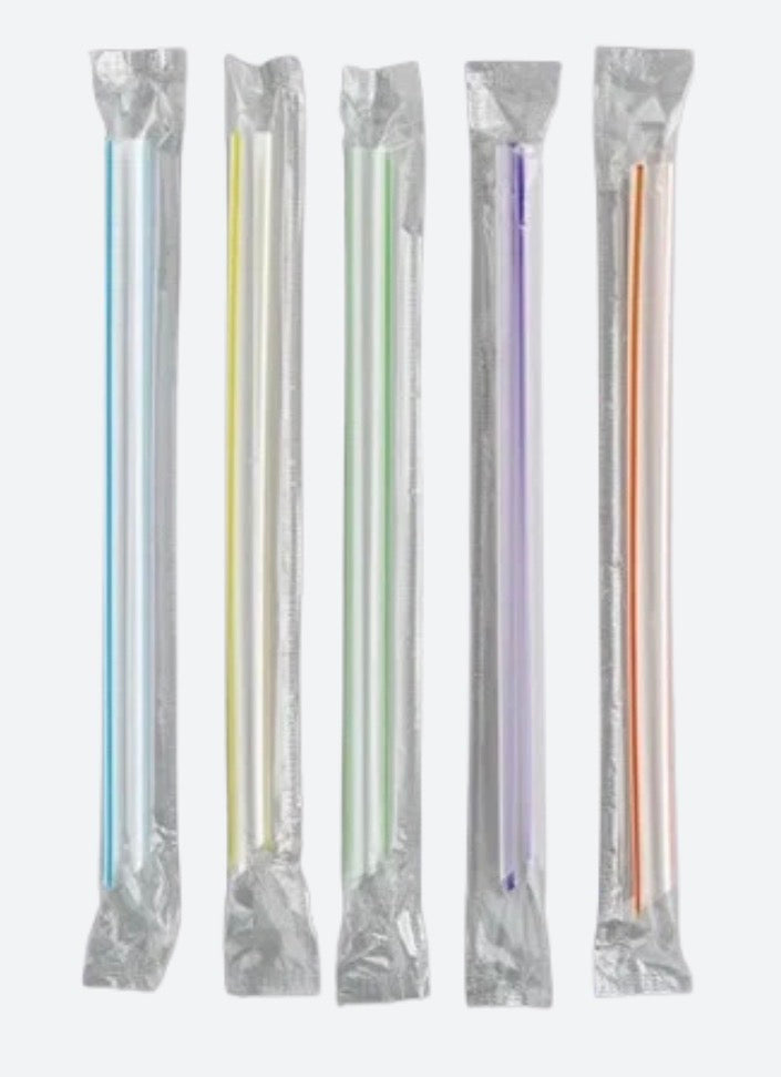 Wrapped Boba Straw 2000Count