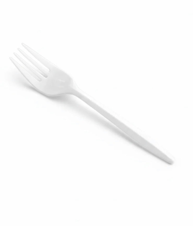 Fork Medium White 1000count