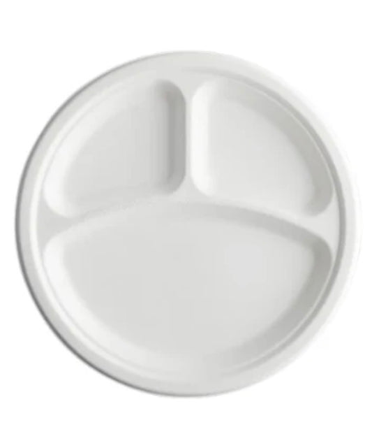 Foam Pak FP 390 9 Dinner Plate 3 Comp 500Count